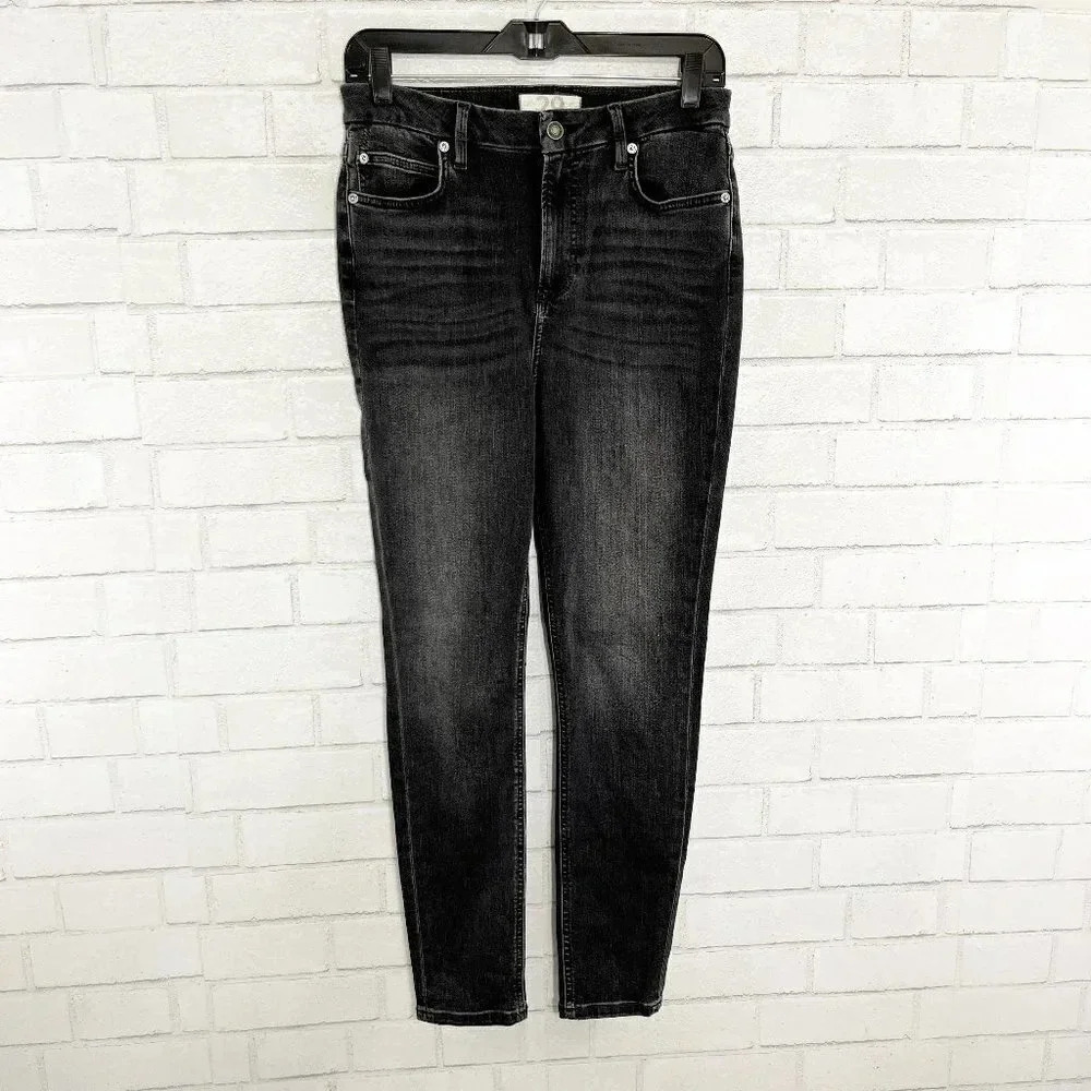 We the Free - Free People Faded Black High Rise Skinny Jeans Women's Size 29